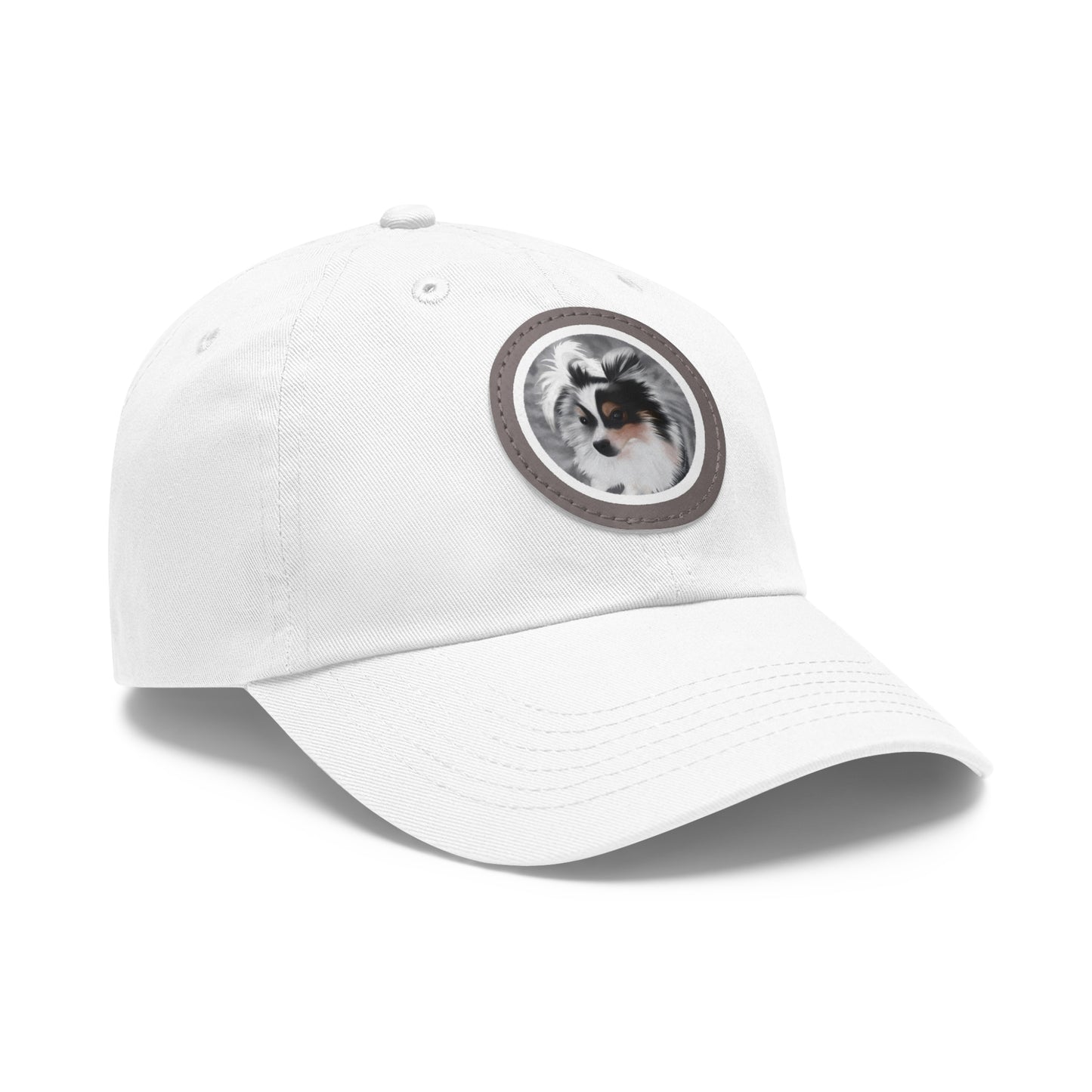 Stormy-Dad Hat with Leather Patch