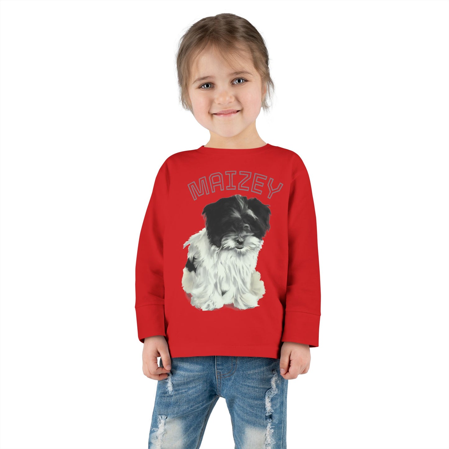 Maizey- Toddler Long Sleeve Tee sizes 2T-6T