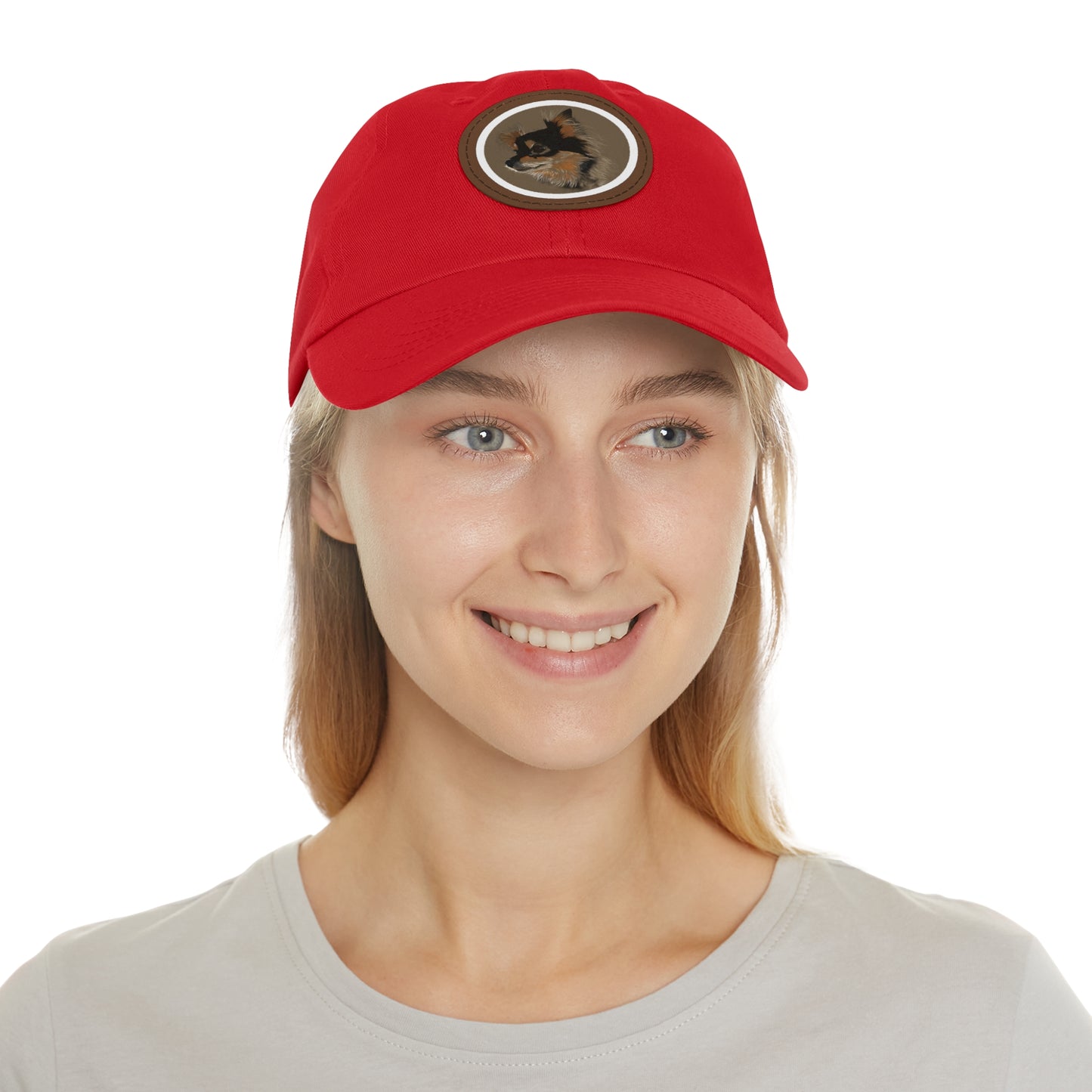 GB-Dad Hat with Leather Patch