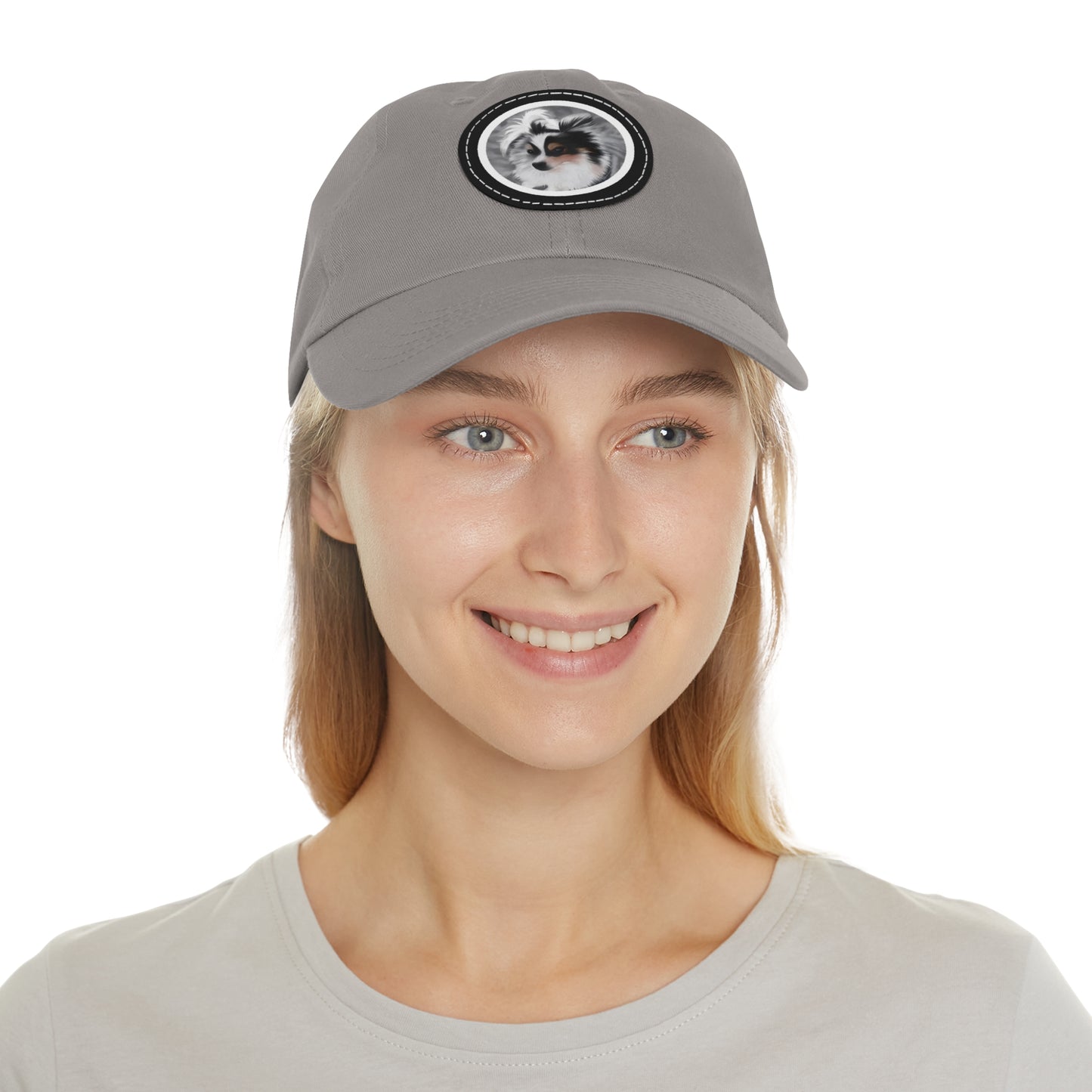 Stormy-Dad Hat with Leather Patch
