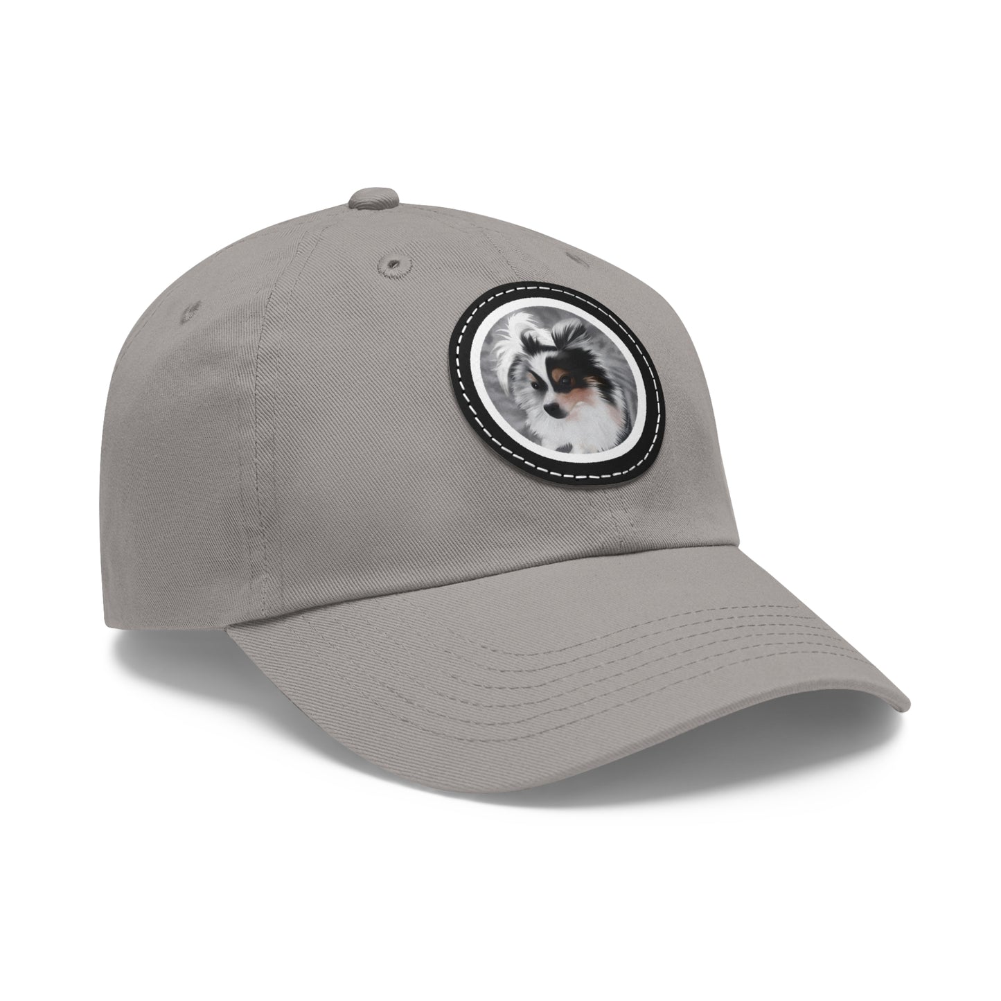 Stormy-Dad Hat with Leather Patch