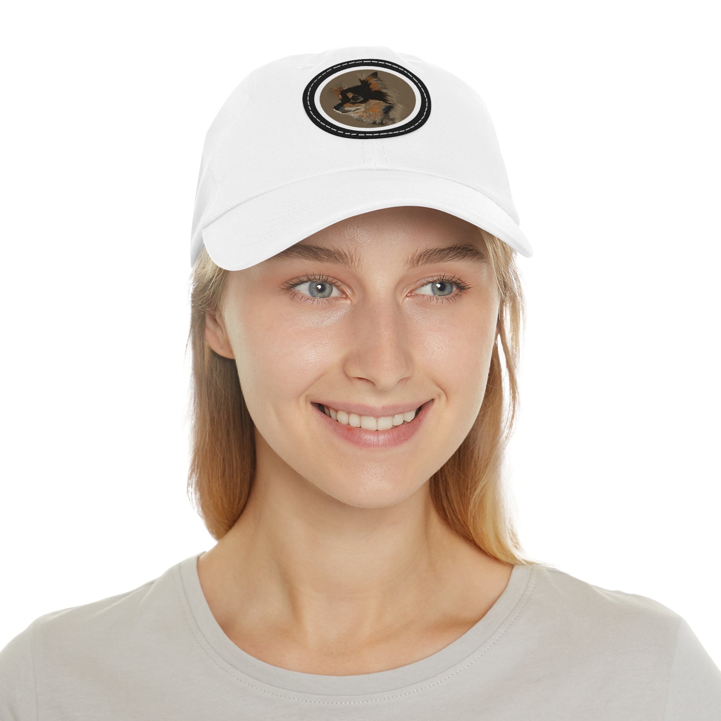 GB-Dad Hat with Leather Patch