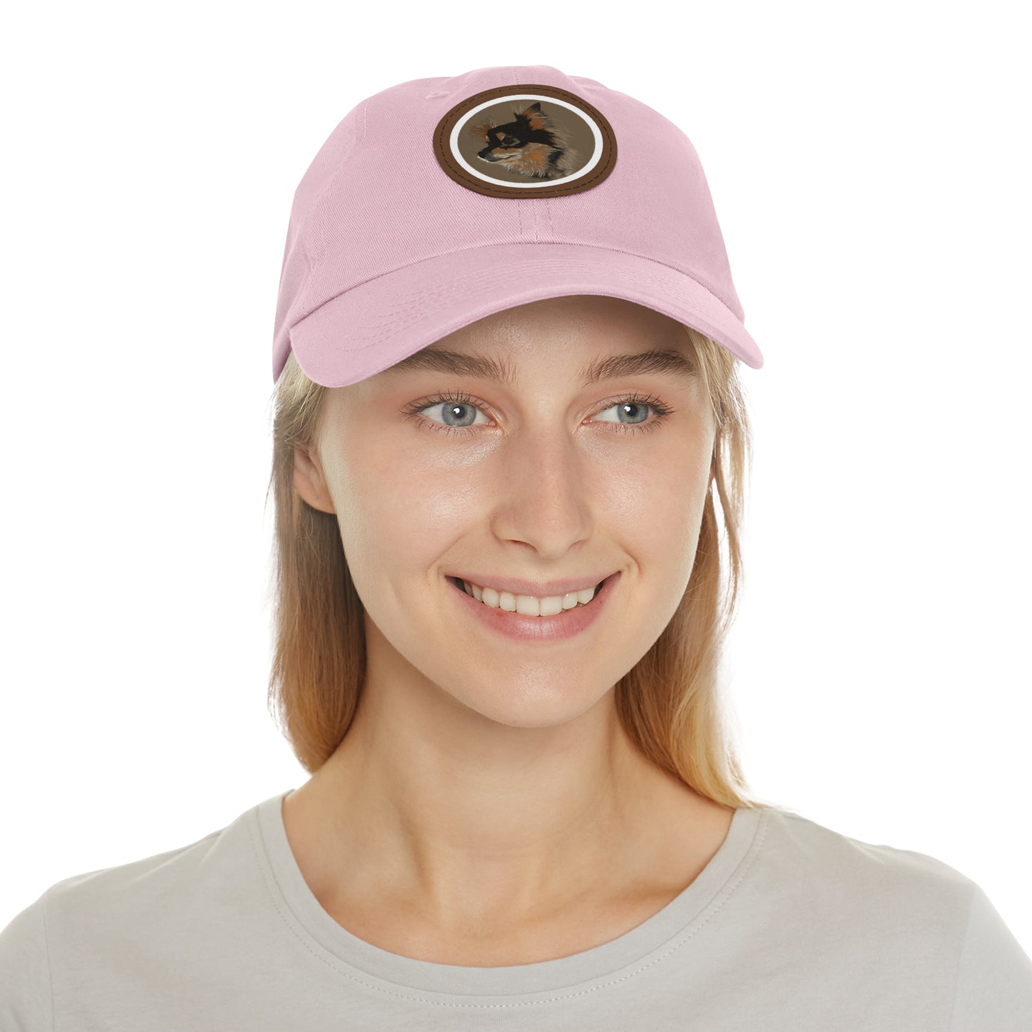 GB-Dad Hat with Leather Patch