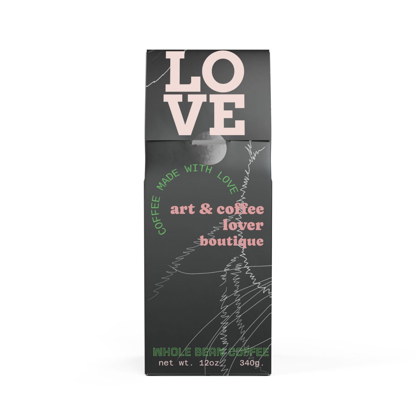 Art&Coffee Lover Coffee Blend- Copperwood Lady  (Medium-Dark Roast) Whole Bean