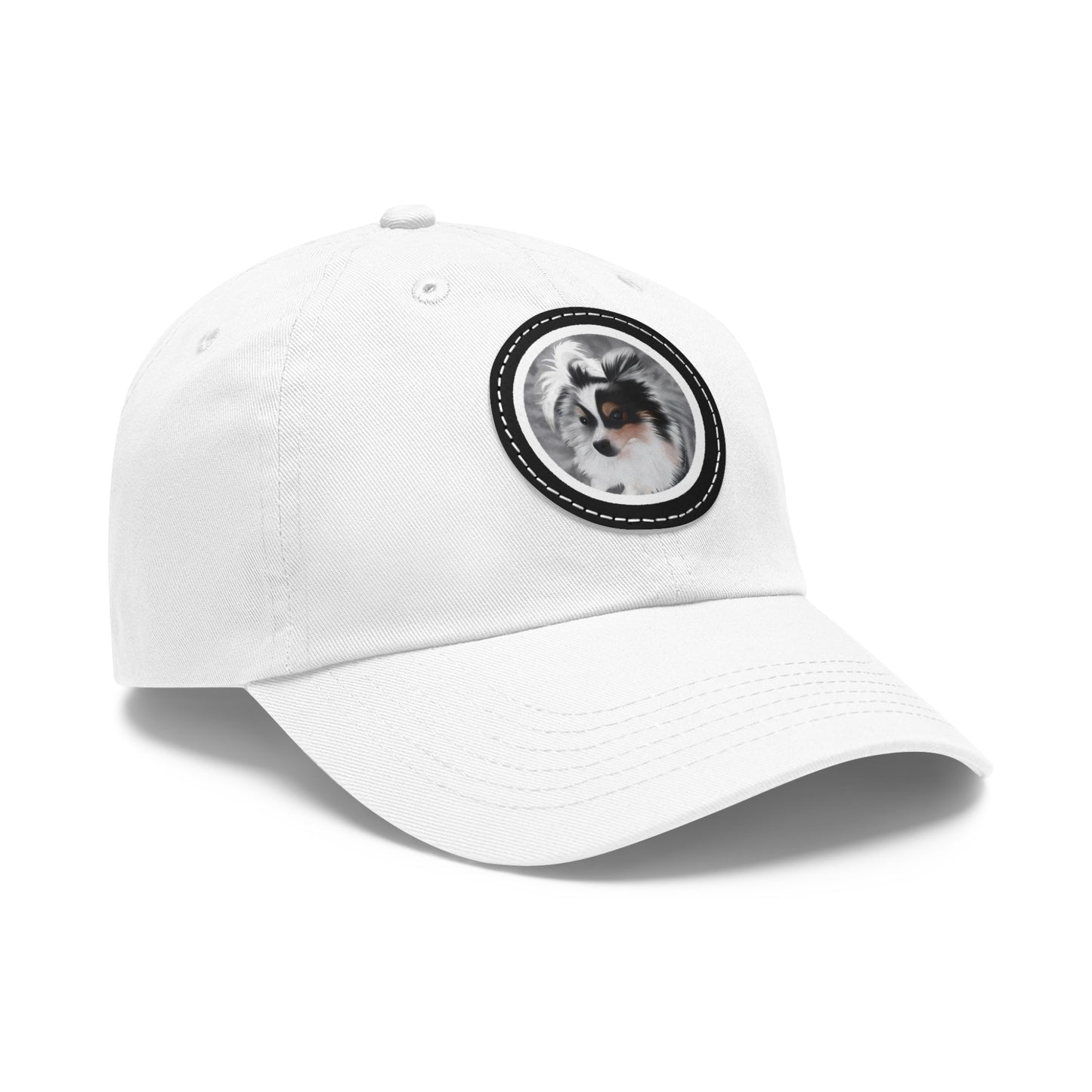 Stormy-Dad Hat with Leather Patch