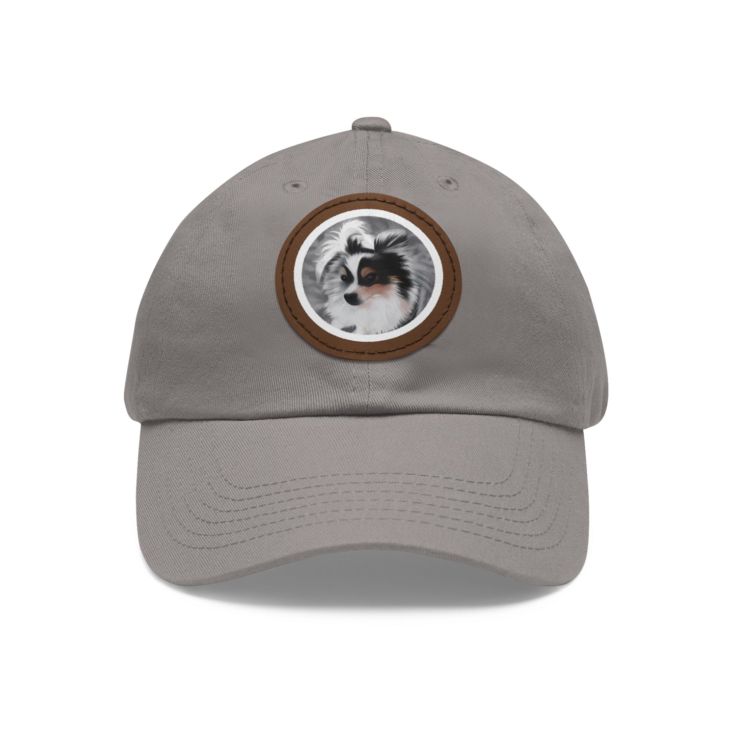 Stormy-Dad Hat with Leather Patch