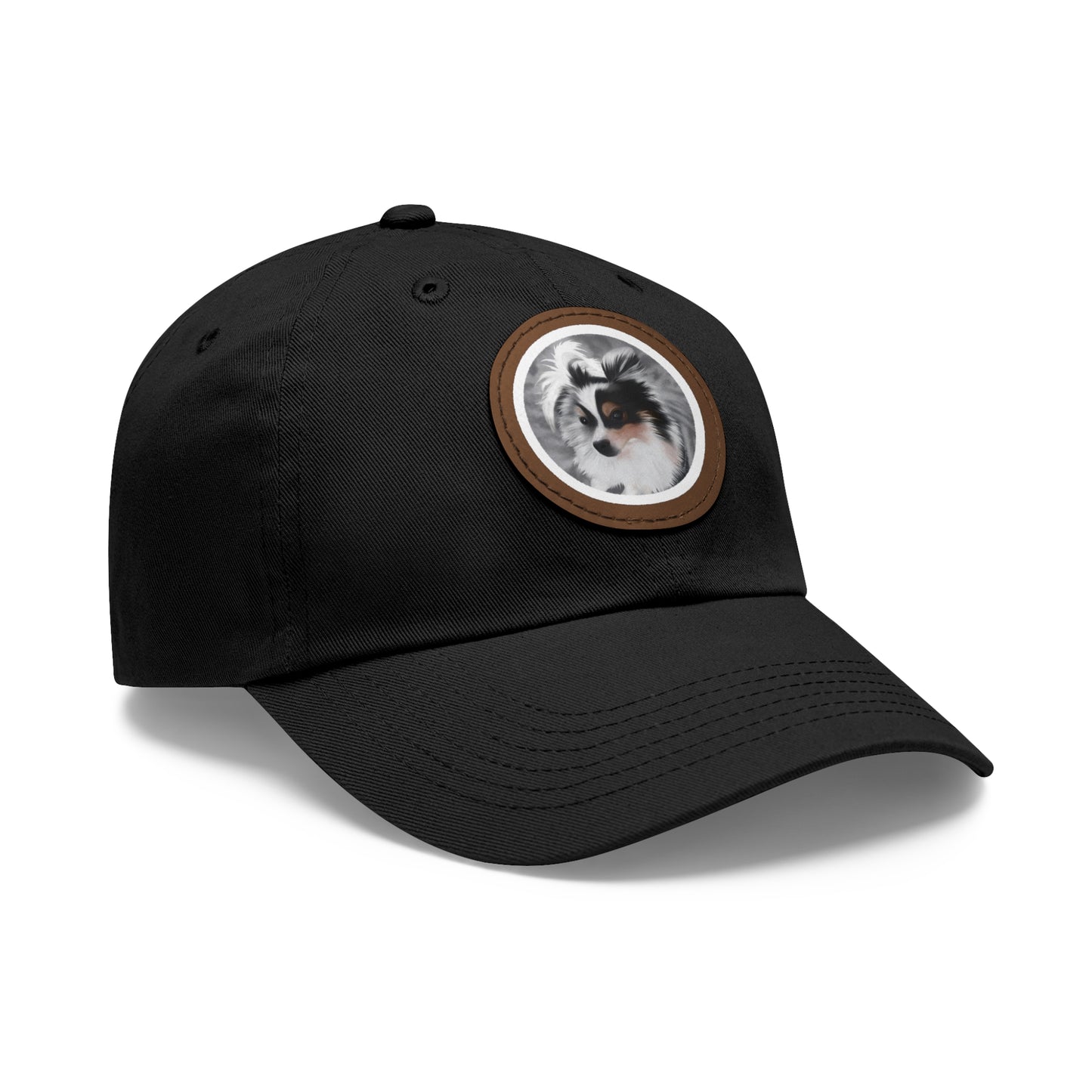 Stormy-Dad Hat with Leather Patch