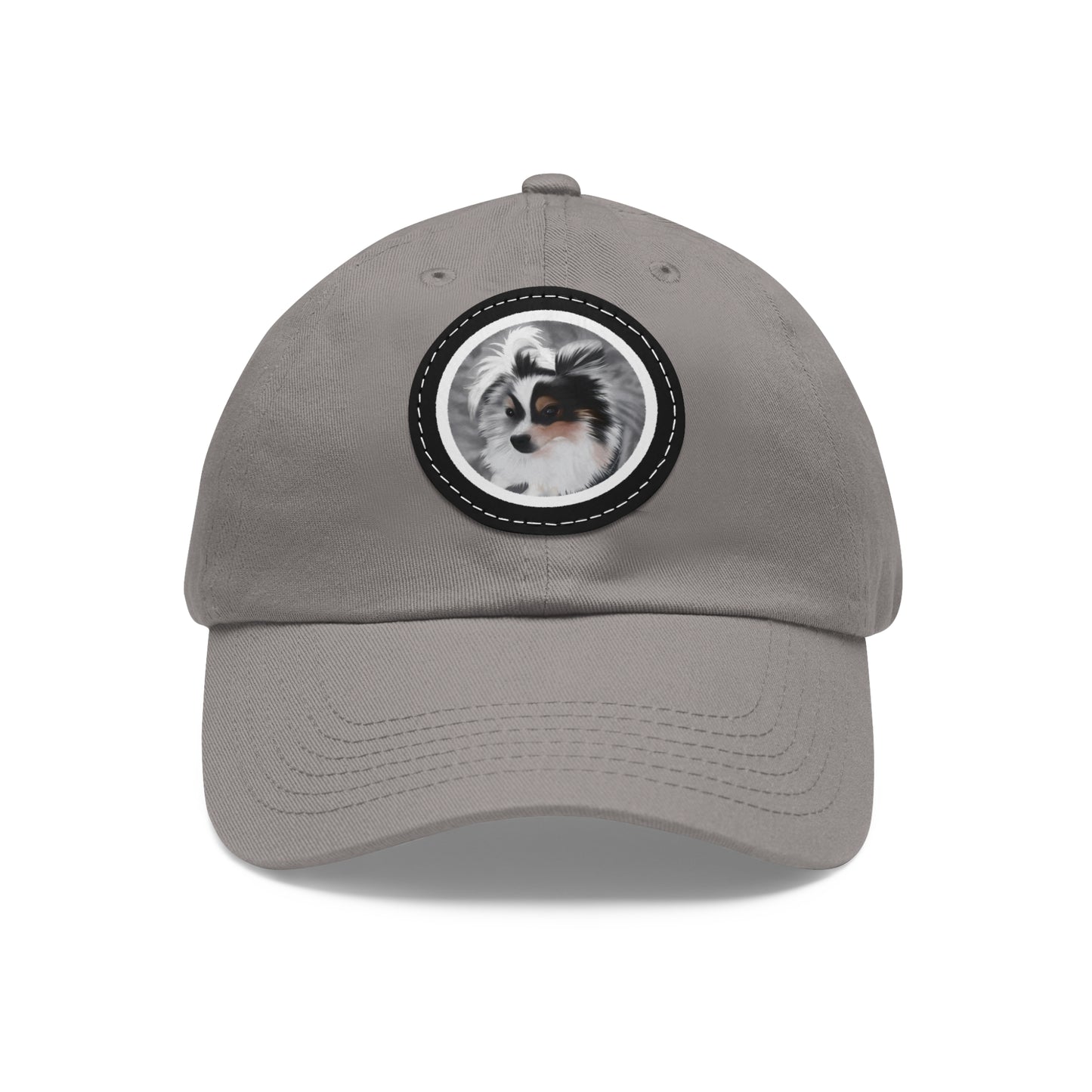 Stormy-Dad Hat with Leather Patch