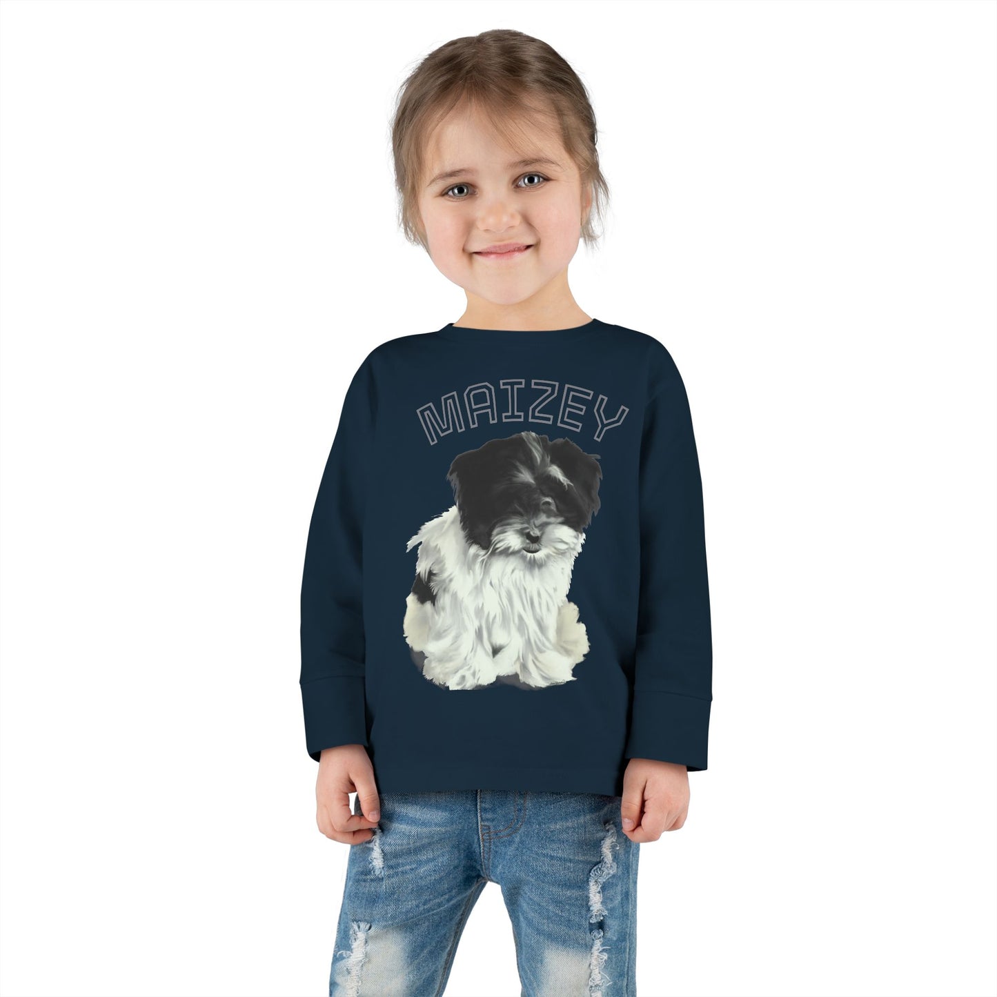 Maizey- Toddler Long Sleeve Tee sizes 2T-6T