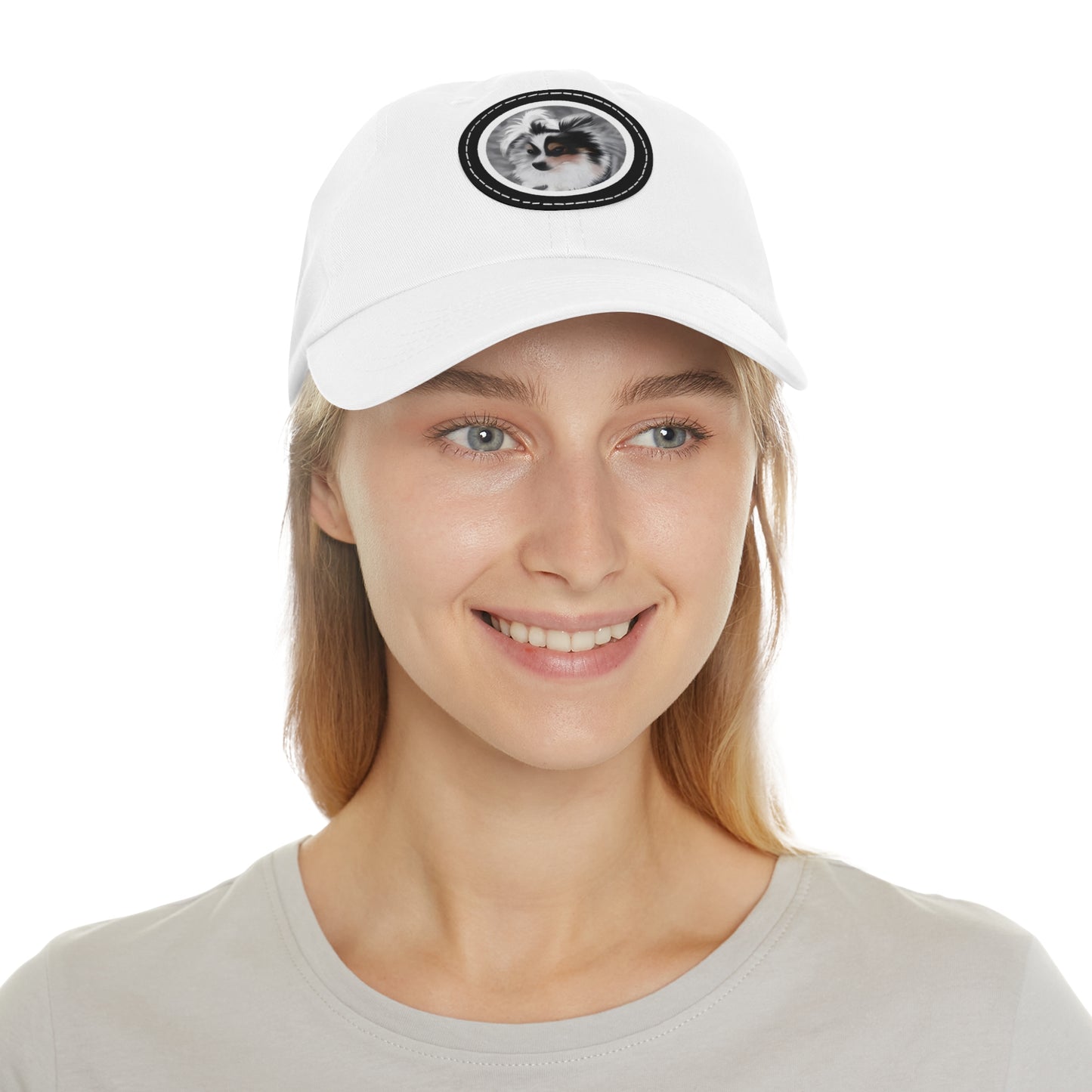 Stormy-Dad Hat with Leather Patch