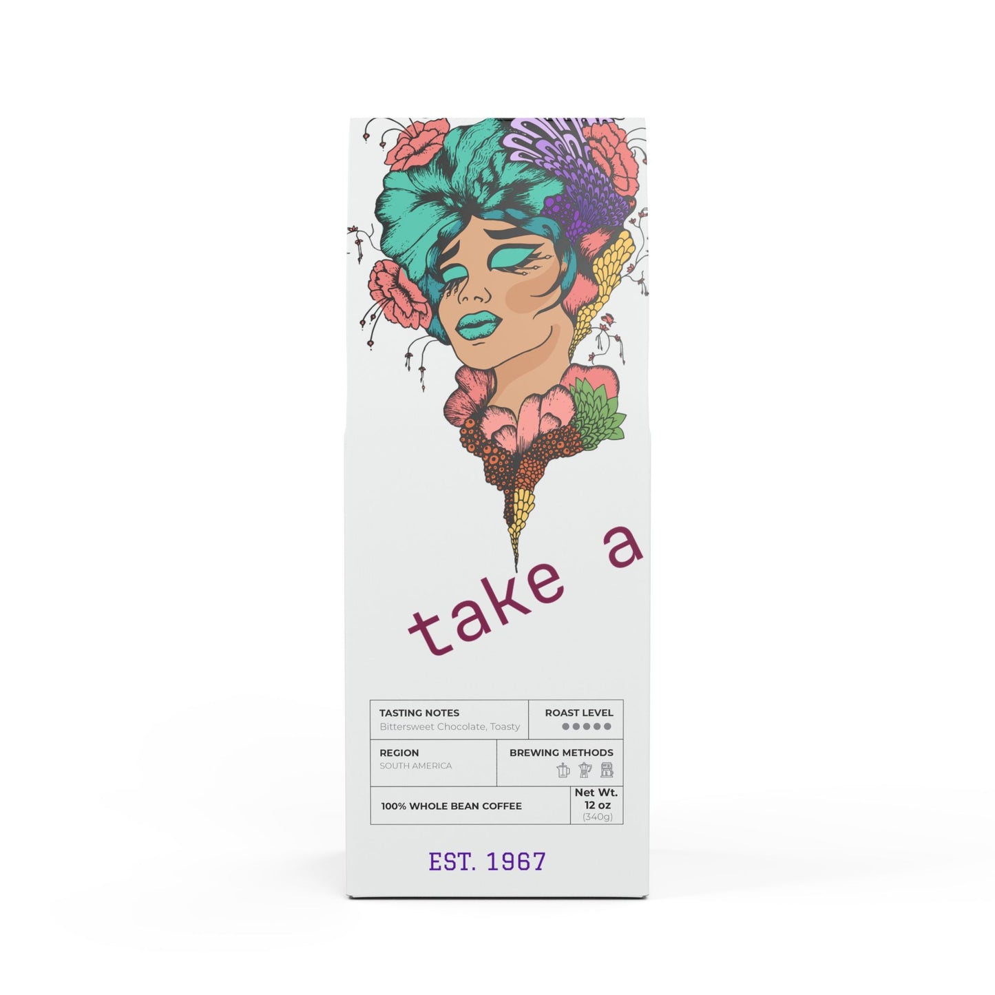 Copperwood Lady Coffee Blend (Dark French Roast) Whole Bean