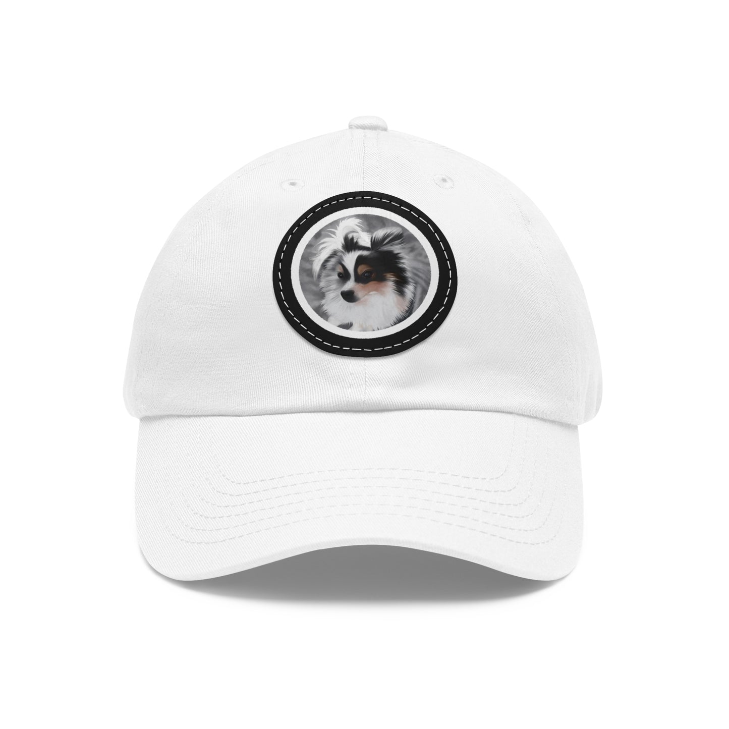 Stormy-Dad Hat with Leather Patch