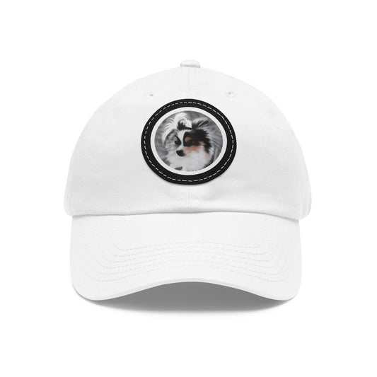 Stormy-Dad Hat with Leather Patch