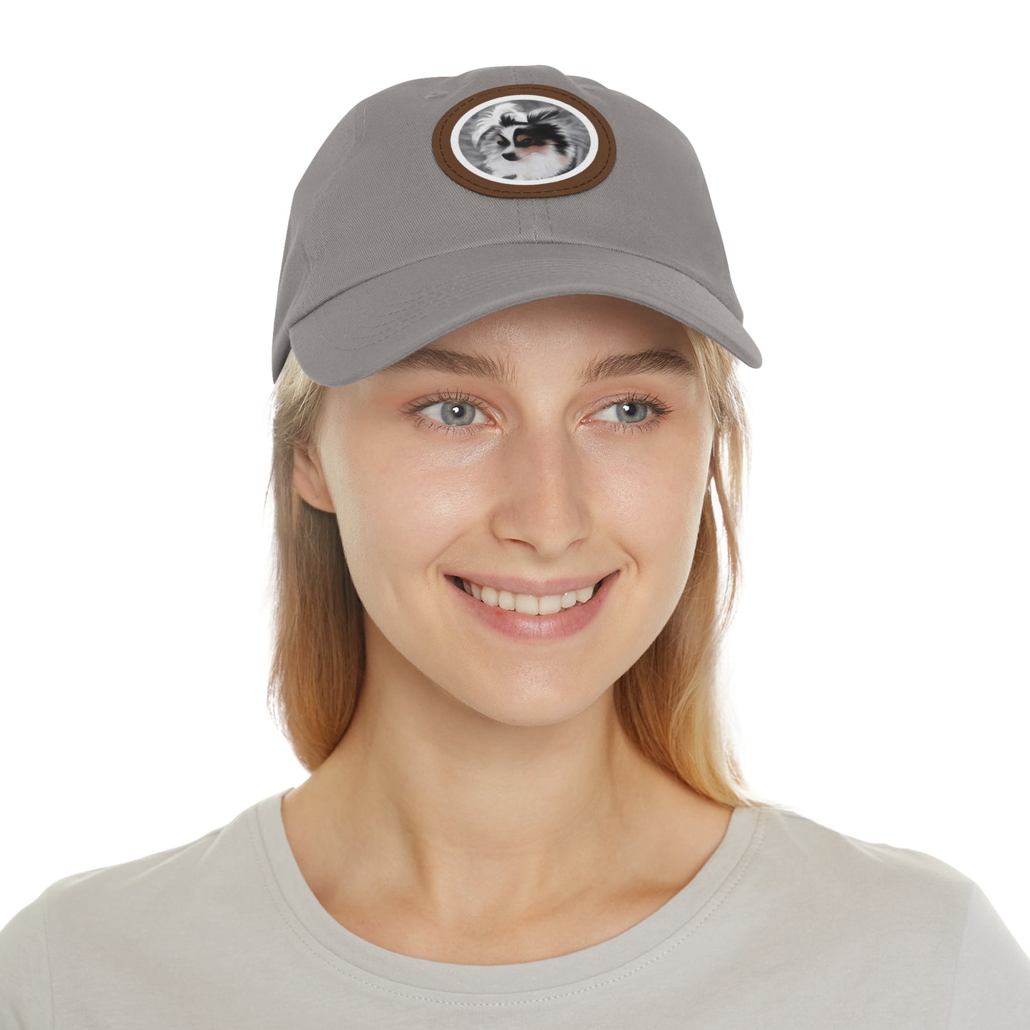 Stormy-Dad Hat with Leather Patch