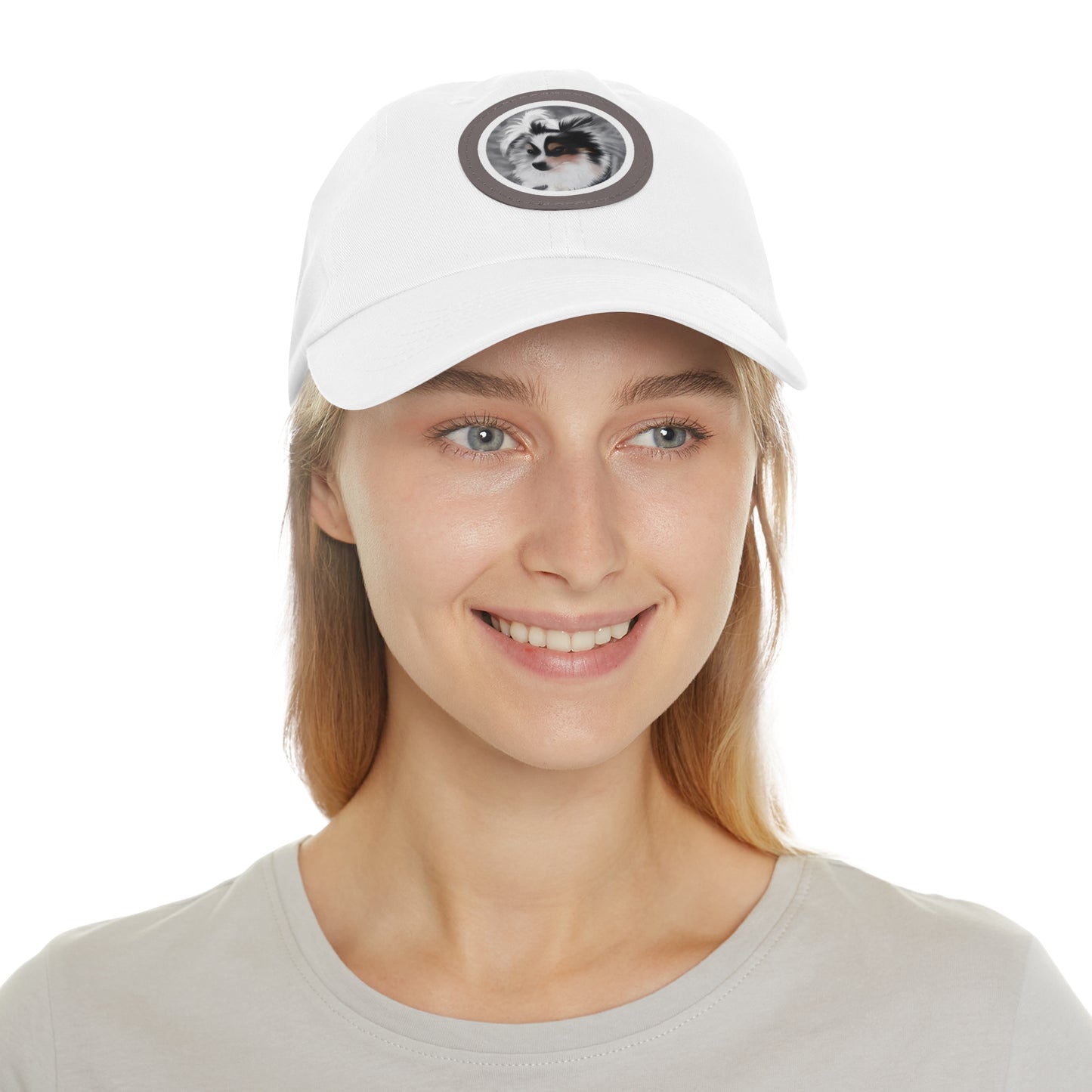 Stormy-Dad Hat with Leather Patch