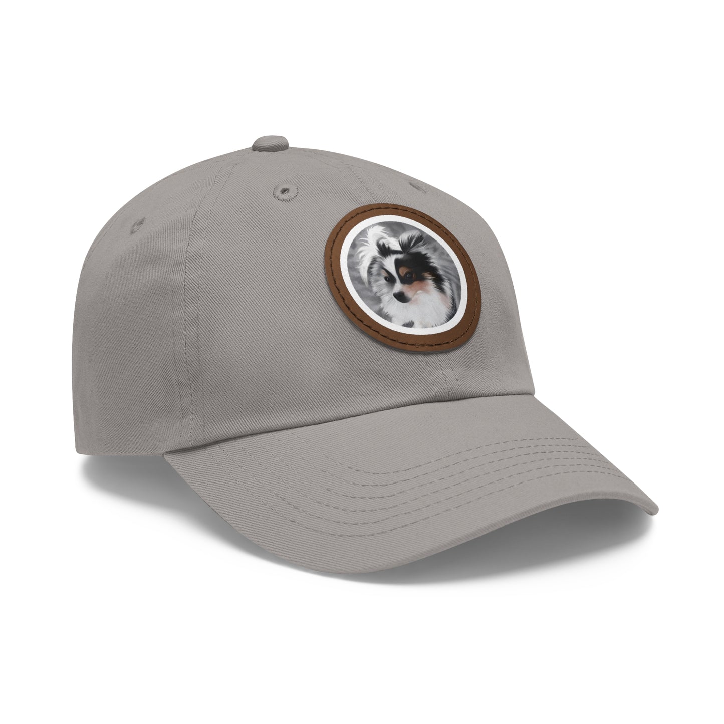 Stormy-Dad Hat with Leather Patch