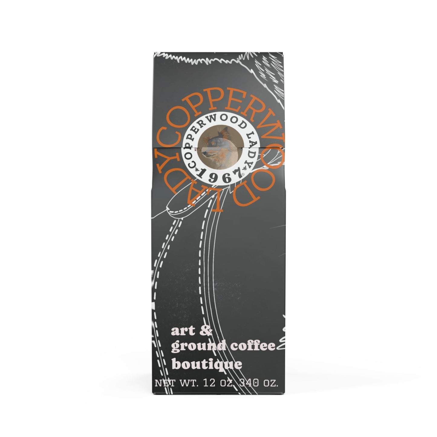Art&Coffee Lover Boutique Blend- Copperwood Lady (Medium-Dark Roast) ground