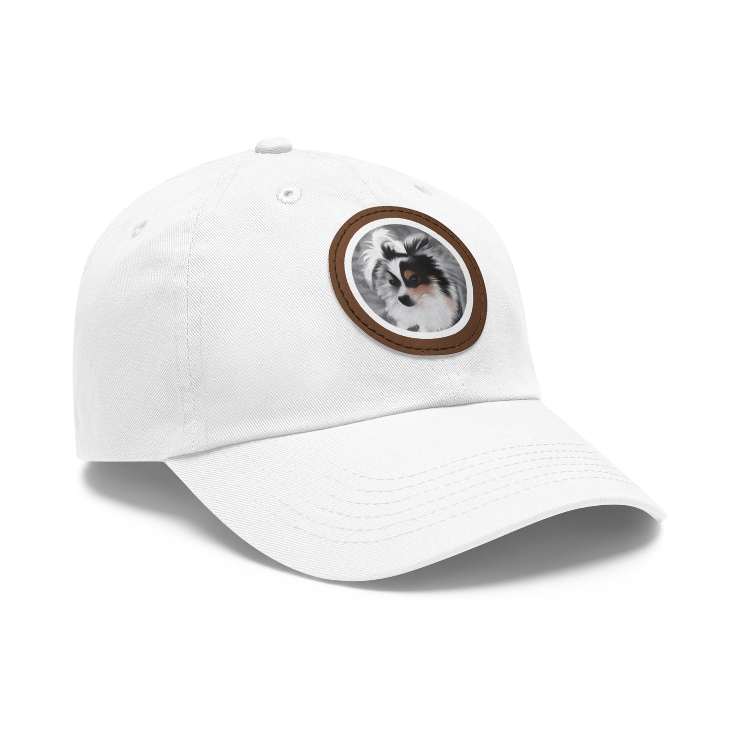 Stormy-Dad Hat with Leather Patch