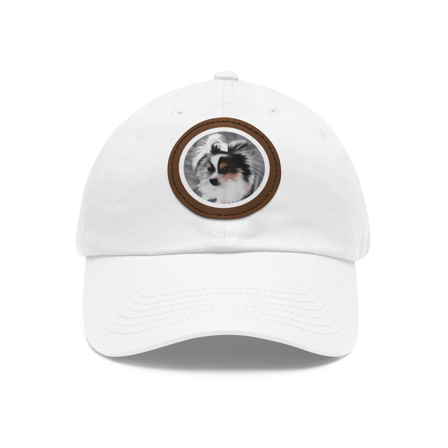 Stormy-Dad Hat with Leather Patch