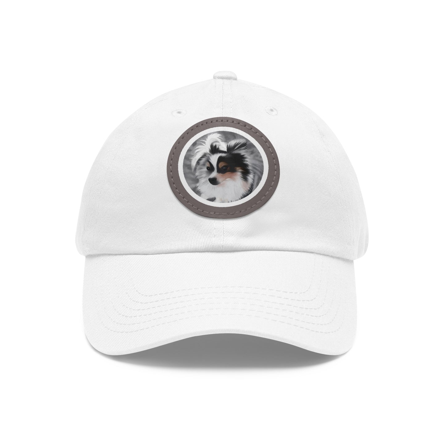 Stormy-Dad Hat with Leather Patch