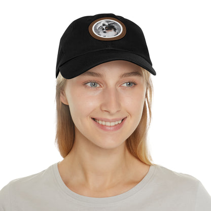 Stormy-Dad Hat with Leather Patch