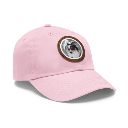 Stormy-Dad Hat with Leather Patch