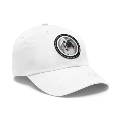 Stormy-Dad Hat with Leather Patch