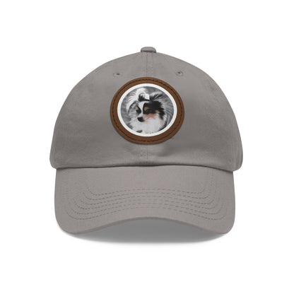 Stormy-Dad Hat with Leather Patch
