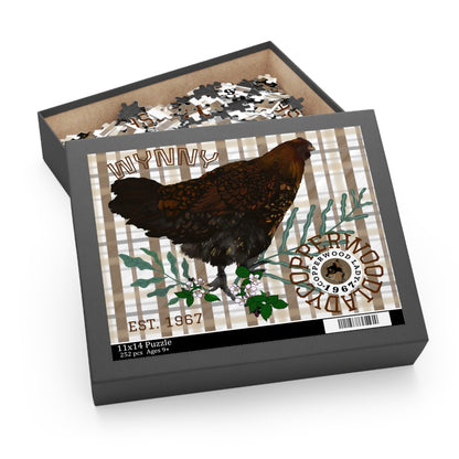 Wynny on Plaid Puzzle (120, 252 or 500-Piece)
