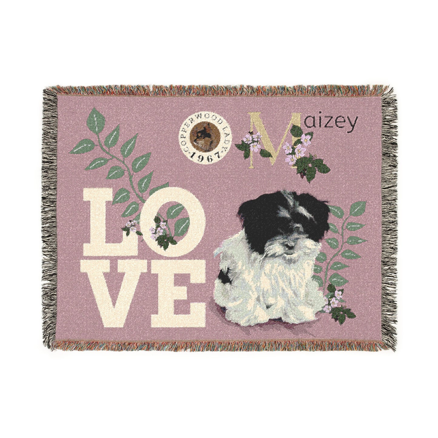 Woven Blanket - Maizey in LOVE