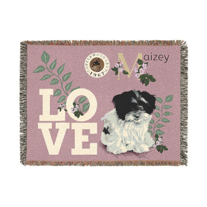 Woven Blanket - Maizey in LOVE