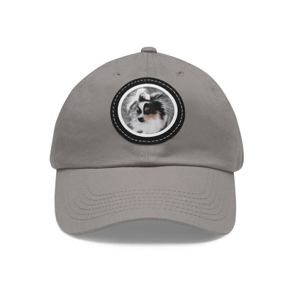 Stormy-Dad Hat with Leather Patch