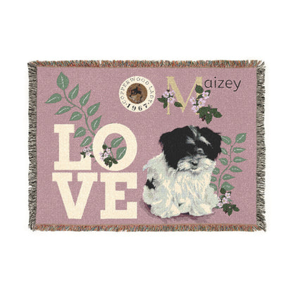 Woven Blanket - Maizey in LOVE