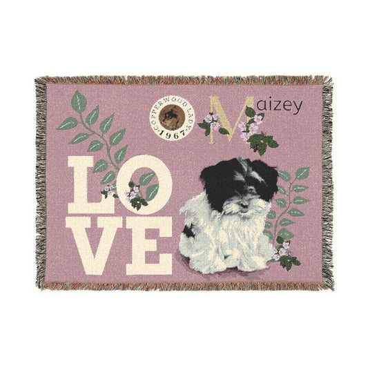 Woven Blanket - Maizey in LOVE
