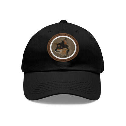 GB-Dad Hat with Leather Patch