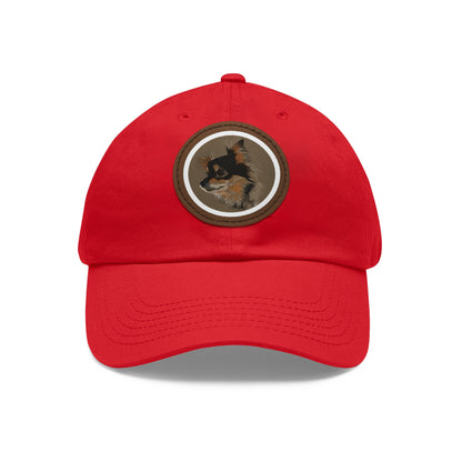 GB-Dad Hat with Leather Patch