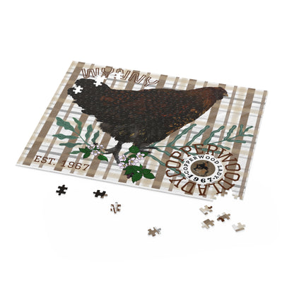 Wynny on Plaid Puzzle (120, 252 or 500-Piece)