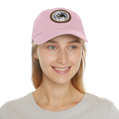 Stormy-Dad Hat with Leather Patch
