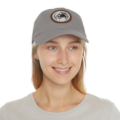 Stormy-Dad Hat with Leather Patch