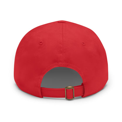 GB-Dad Hat with Leather Patch