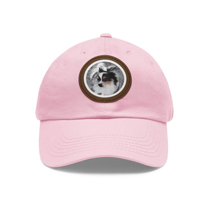 Stormy-Dad Hat with Leather Patch