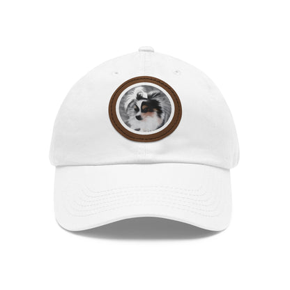 Stormy-Dad Hat with Leather Patch
