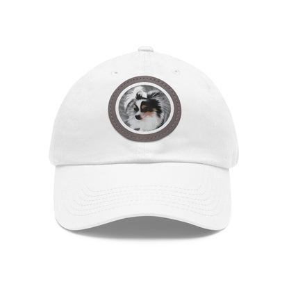 Stormy-Dad Hat with Leather Patch